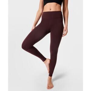 Sweaty Betty All Day Workout Leggings Black Cherry Purple - M